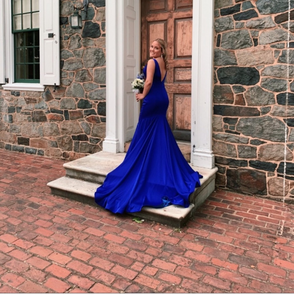 Jovani Royal blue Prom dress